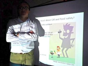 Eoin Lettice at Cork Skeptics Meeting